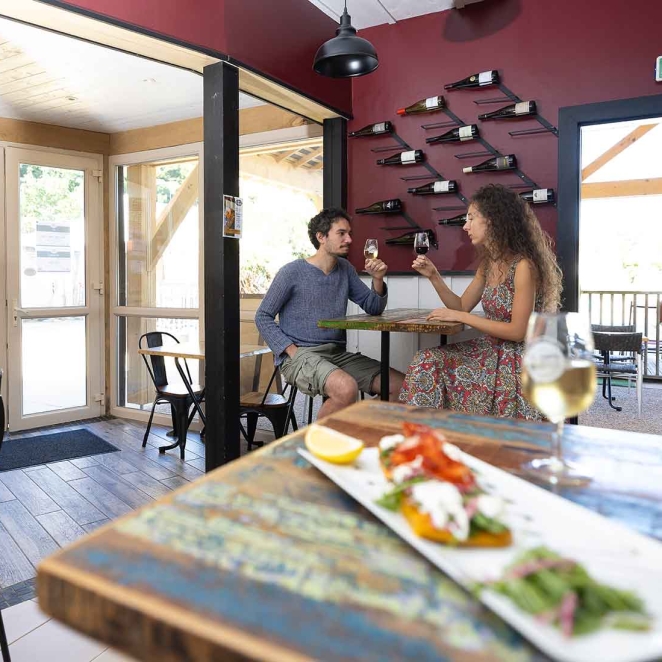 Camping avec dégustation de vin en bord de la Loire